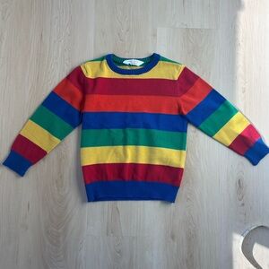 H&M Kids Colorful Striped Crewneck Sweater 2-4YR